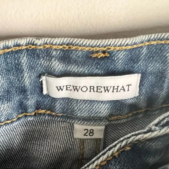 WeWoreWhat  The Danielle Spring St Hole High-rise Ankle Jean - Picture 7 of 8